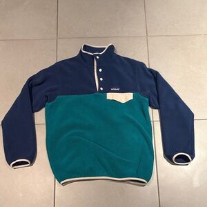 Patagonia Women's Zip-Up Sweater in Blue and Teal